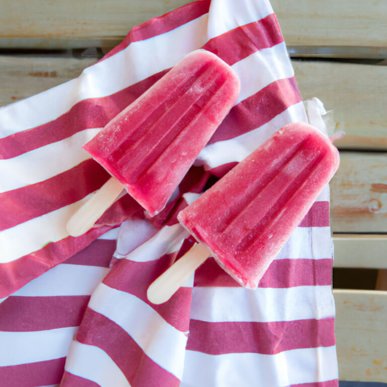 Raspberry Popsicles